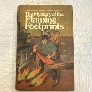 Alfred Hitchcock The Mystery Of The Flaming Footprints HC 1st Edition